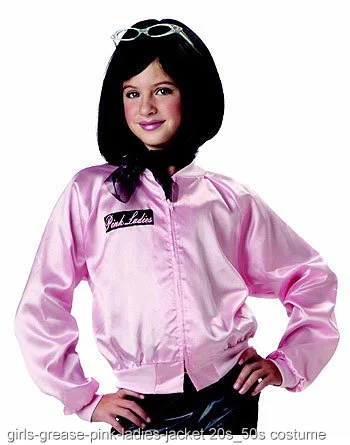 Small Girls Grease Pink Ladies Jacket 3 Small Girls Grease Pink Ladies Jacket