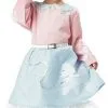 Toddler Poodle Skirt Costume -Fantasy Costume Hub girls poodle skirt costume