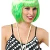 Short Bob Lime Green Wig 2 Short Bob Lime Green Wig -Fantasy Costume Hub lime green wig