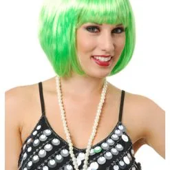Short Bob Lime Green Wig