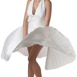 Marilyn Monroe Deluxe White Halter Dress
