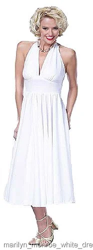 Deluxe White Marilyn Monroe Dress 3 Deluxe White Marilyn Monroe Dress