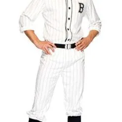Mens Baseball Uniform Costume
