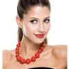 Red Beaded Necklace