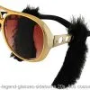 Rock Legend Glasses With Sideburns