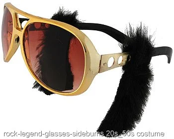 Rock Legend Glasses With Sideburns 3 Rock Legend Glasses With Sideburns