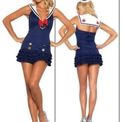 Ruffled Sailor Dress Costume