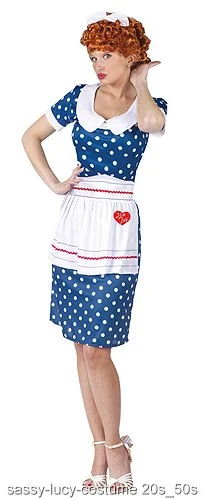Sassy I Love Lucy Costume 3 Sassy I Love Lucy Costume