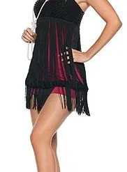 Sexy Fringe Flapper Costume