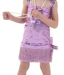 Purple Toddler Flapper Costume
