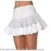 Satin Trim White Petticoat -Fantasy Costume Hub white satin trim petticoat