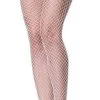 White Plus Size Fishnet Stockings -Fantasy Costume Hub white fishnets 3 2