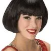 Black Flapper Wig -Fantasy Costume Hub wig black