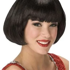 Black Flapper Wig